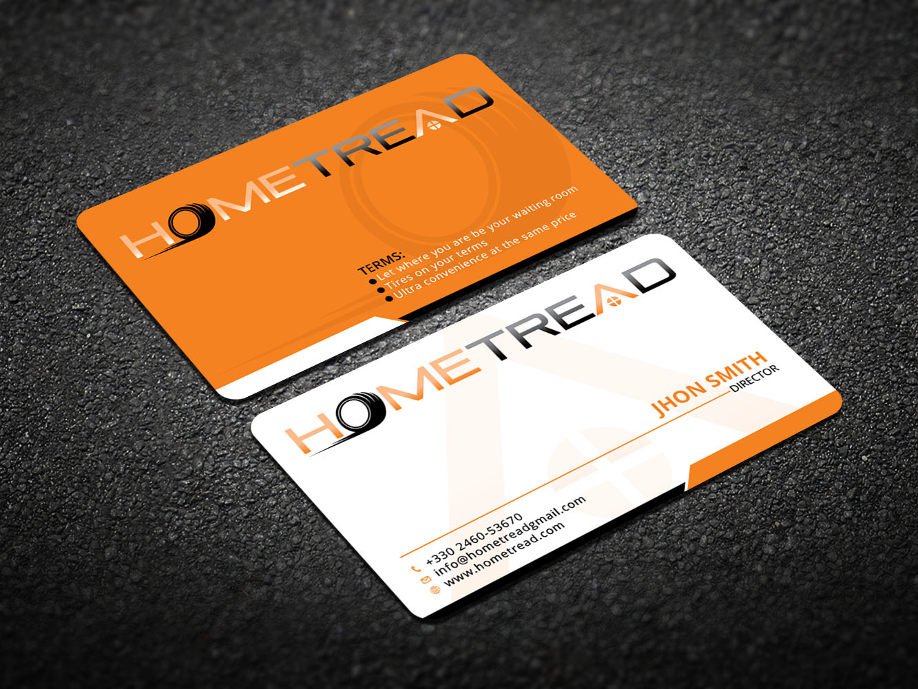 Design de Carte de Visite par Verified artistry (Design garden) pour HomeTread, LLC | Design #10618849