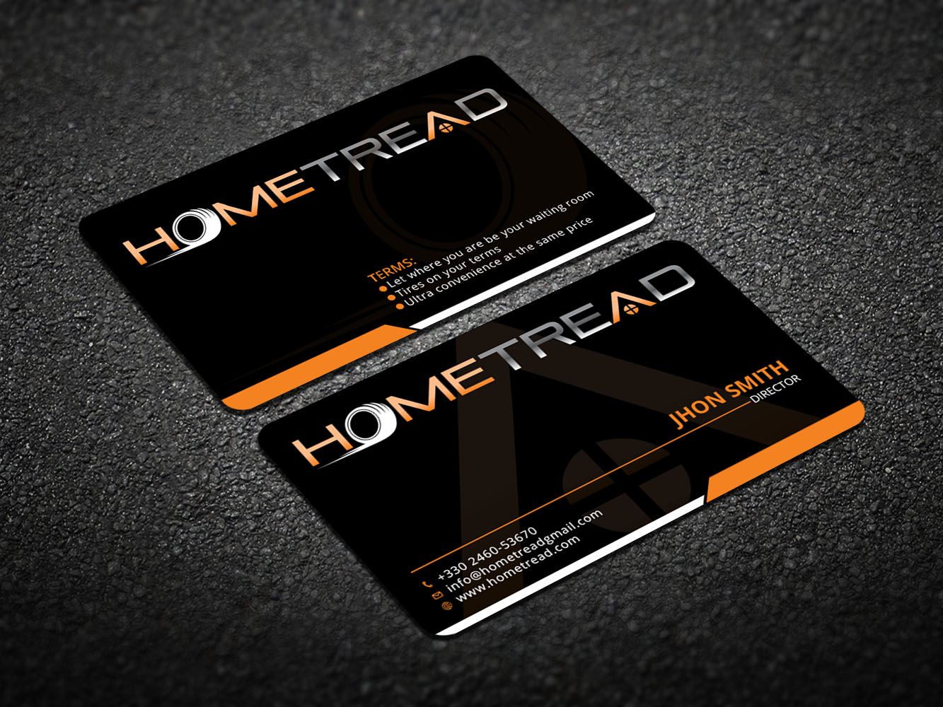 Business Card Design by Verified artistry (Design garden) for HomeTread, LLC | Design #10618850