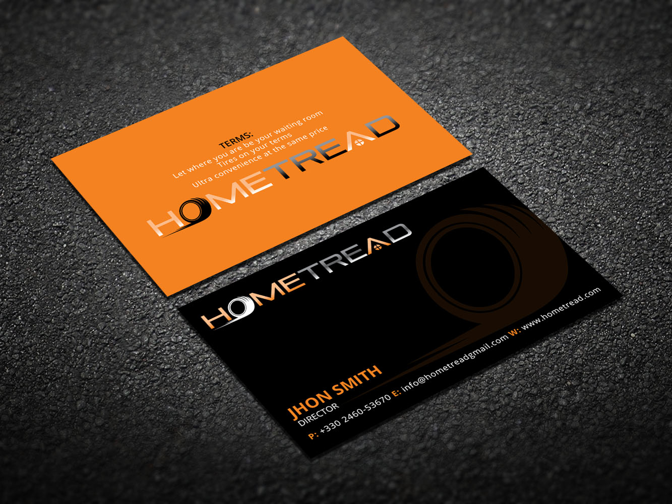 Design de Carte de Visite par Verified artistry (Design garden) pour HomeTread, LLC | Design #10618854