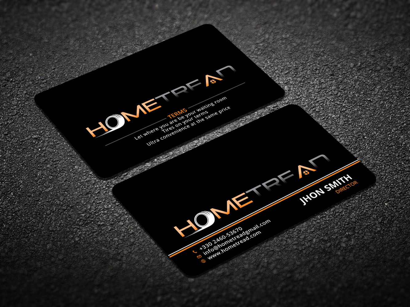 Business Card Design by Verified artistry (Design garden) for HomeTread, LLC | Design #10618858