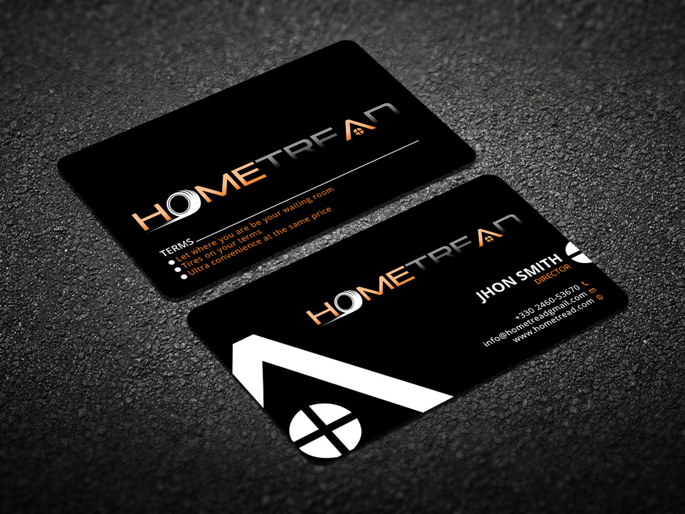 Business Card Design by Verified artistry for HomeTread, LLC | Design #10618865
