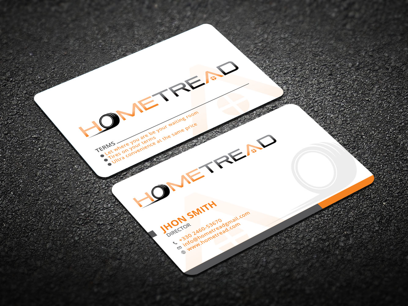 Business Card Design by Verified artistry for HomeTread, LLC | Design #10618869