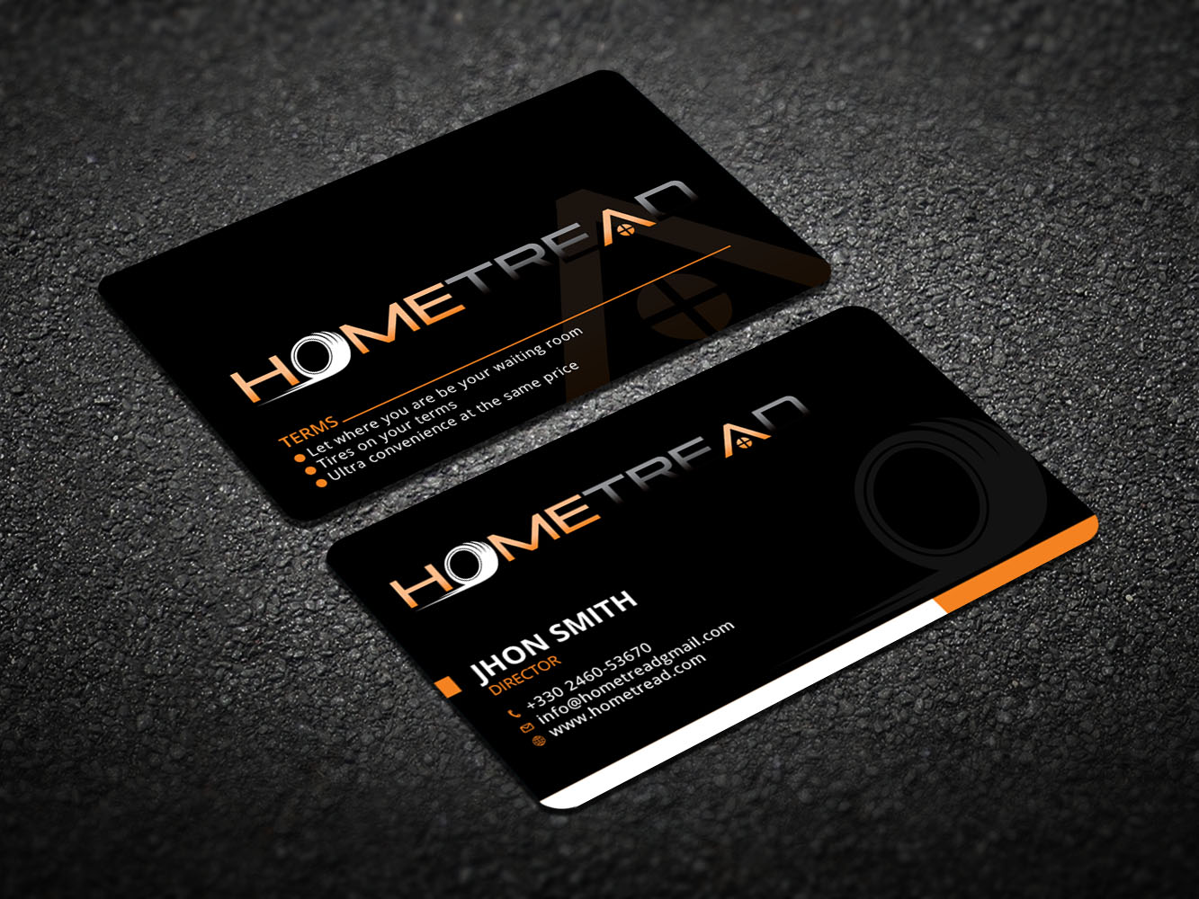 Business Card Design by Verified artistry for HomeTread, LLC | Design #10618871