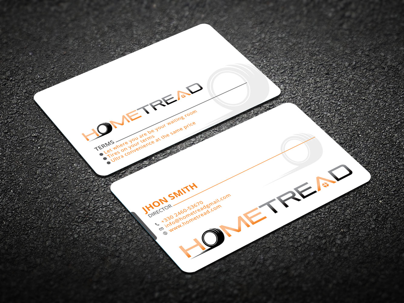 Business Card Design by Verified artistry for HomeTread, LLC | Design #10618872