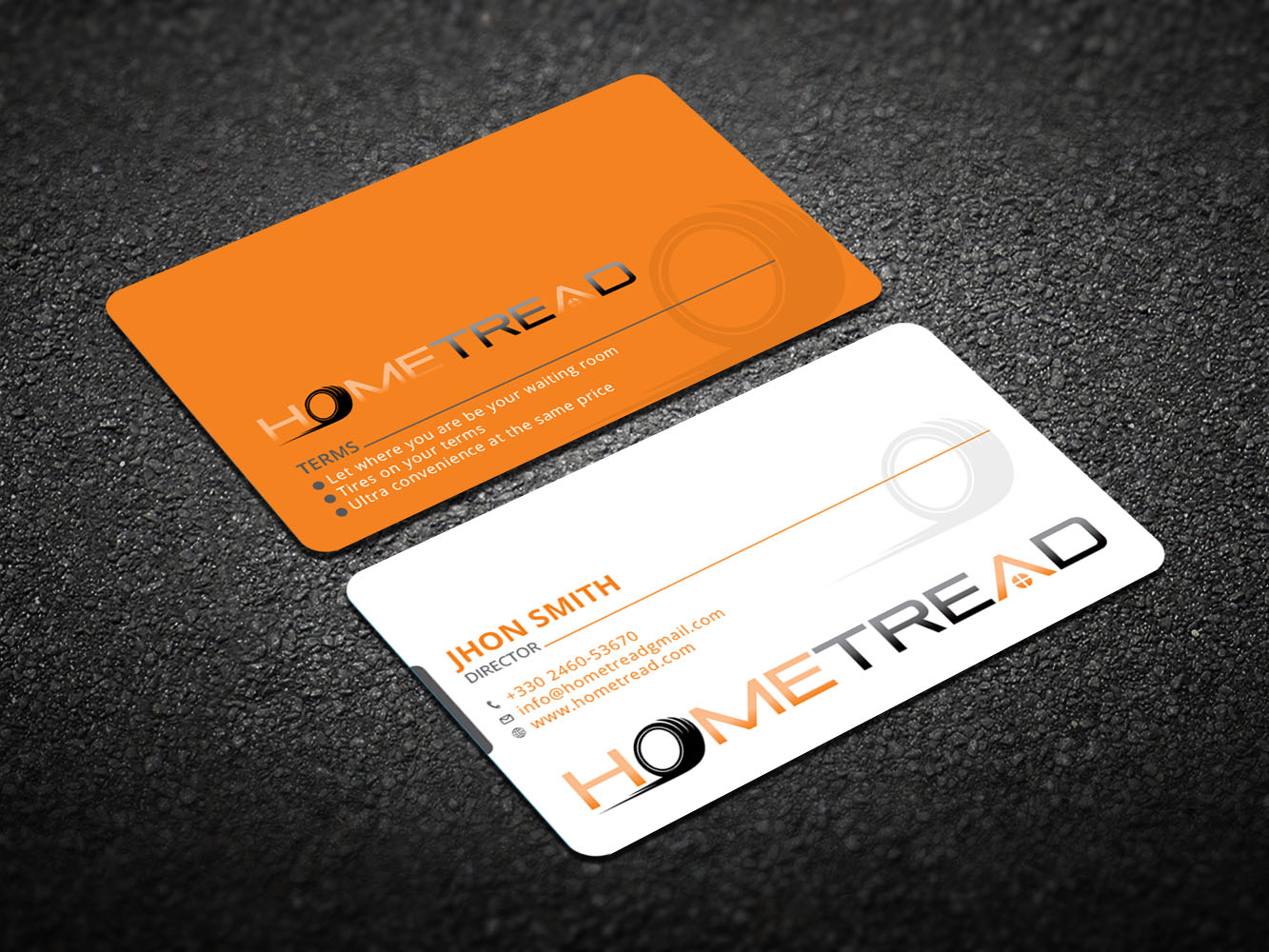 Business Card Design by Verified artistry for HomeTread, LLC | Design #10618873
