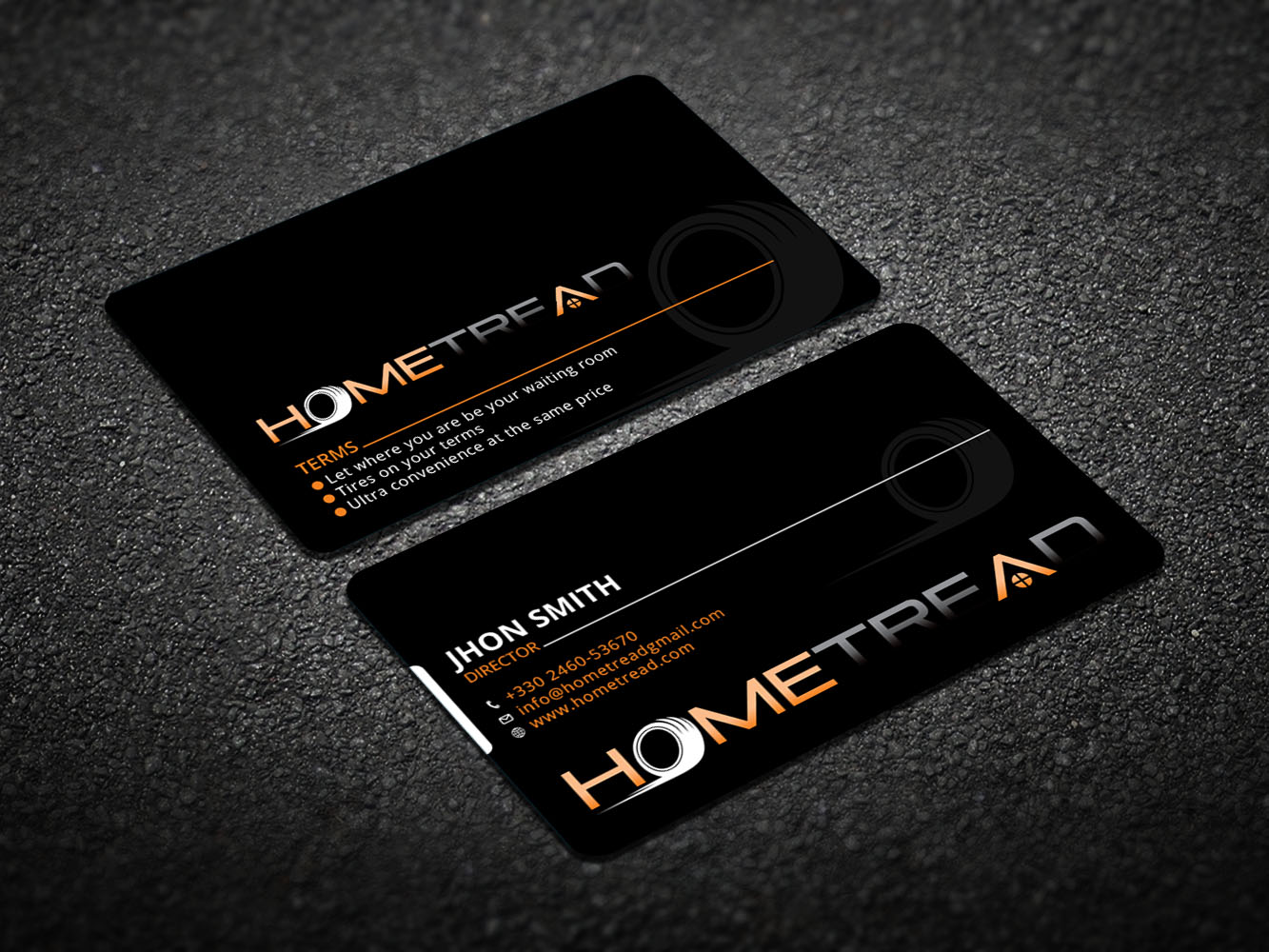 Business Card Design by Verified artistry for HomeTread, LLC | Design #10618874