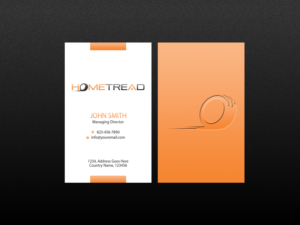 Business Card Design by Creations Box 2015 for HomeTread, LLC | Design: #10613264