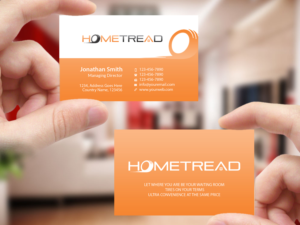 Business Card Design by Creations Box 2015 for HomeTread, LLC | Design: #10613265