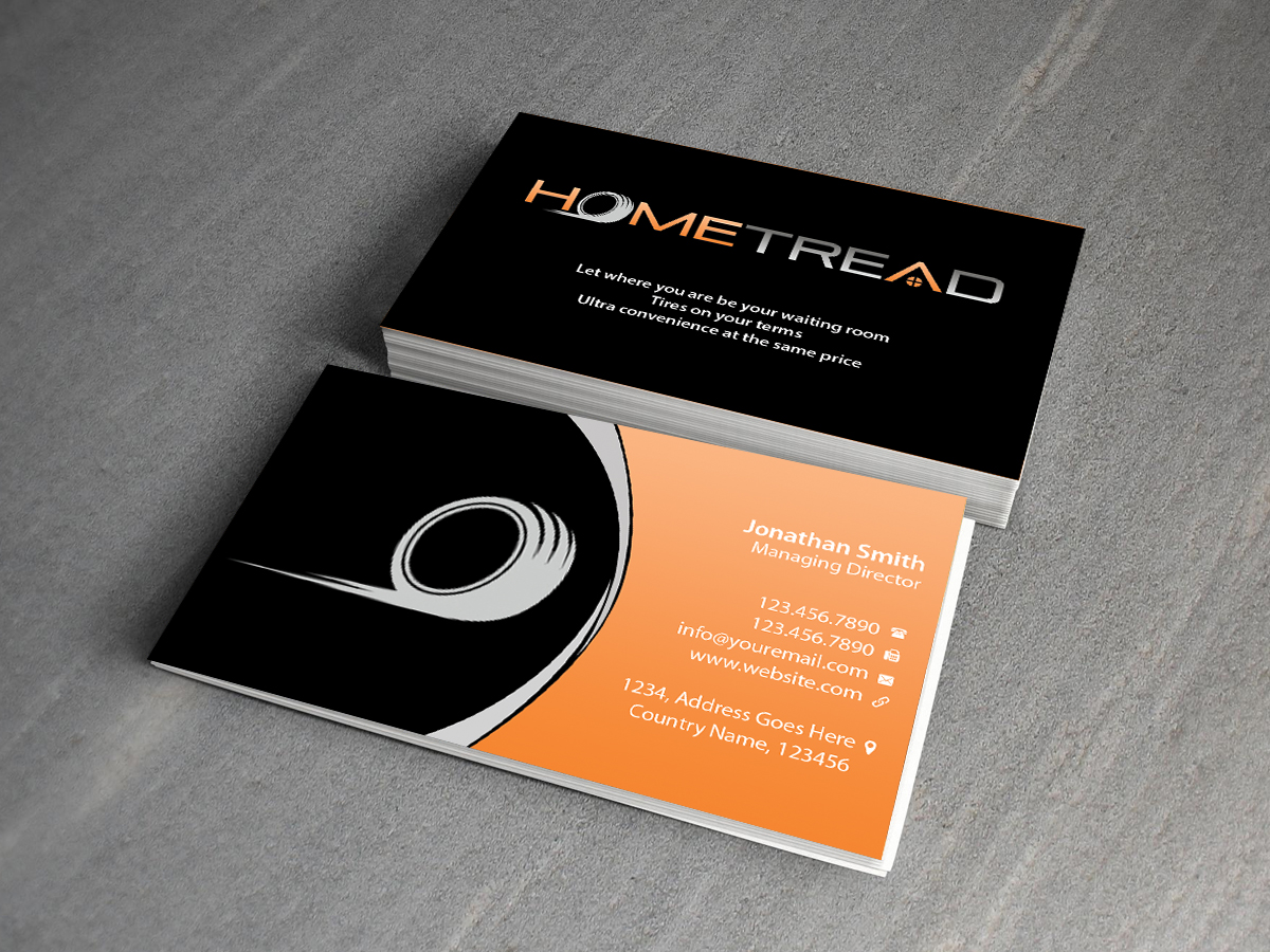 Business Card Design by Creations Box 2015 for HomeTread, LLC | Design #10613266