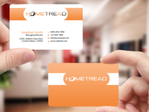 Design de Carte de Visite par Creations Box 2015 pour HomeTread, LLC | Design : #10613277