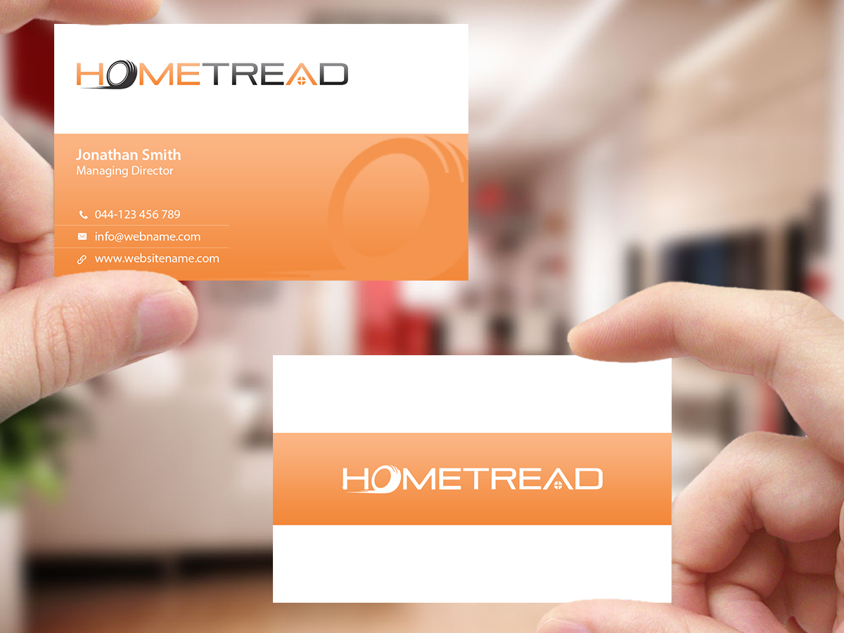 Diseño de Tarjeta de Presentación por Creations Box 2015 para HomeTread, LLC | Diseño #10613278
