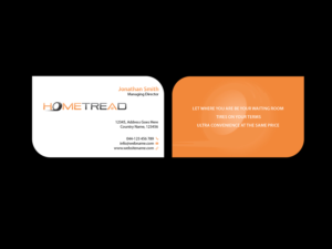 Design de Carte de Visite par Creations Box 2015 pour HomeTread, LLC | Design : #10613280