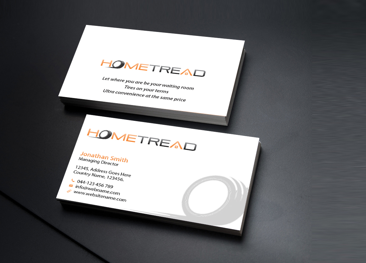 Diseño de Tarjeta de Presentación por Creations Box 2015 para HomeTread, LLC | Diseño #10613282