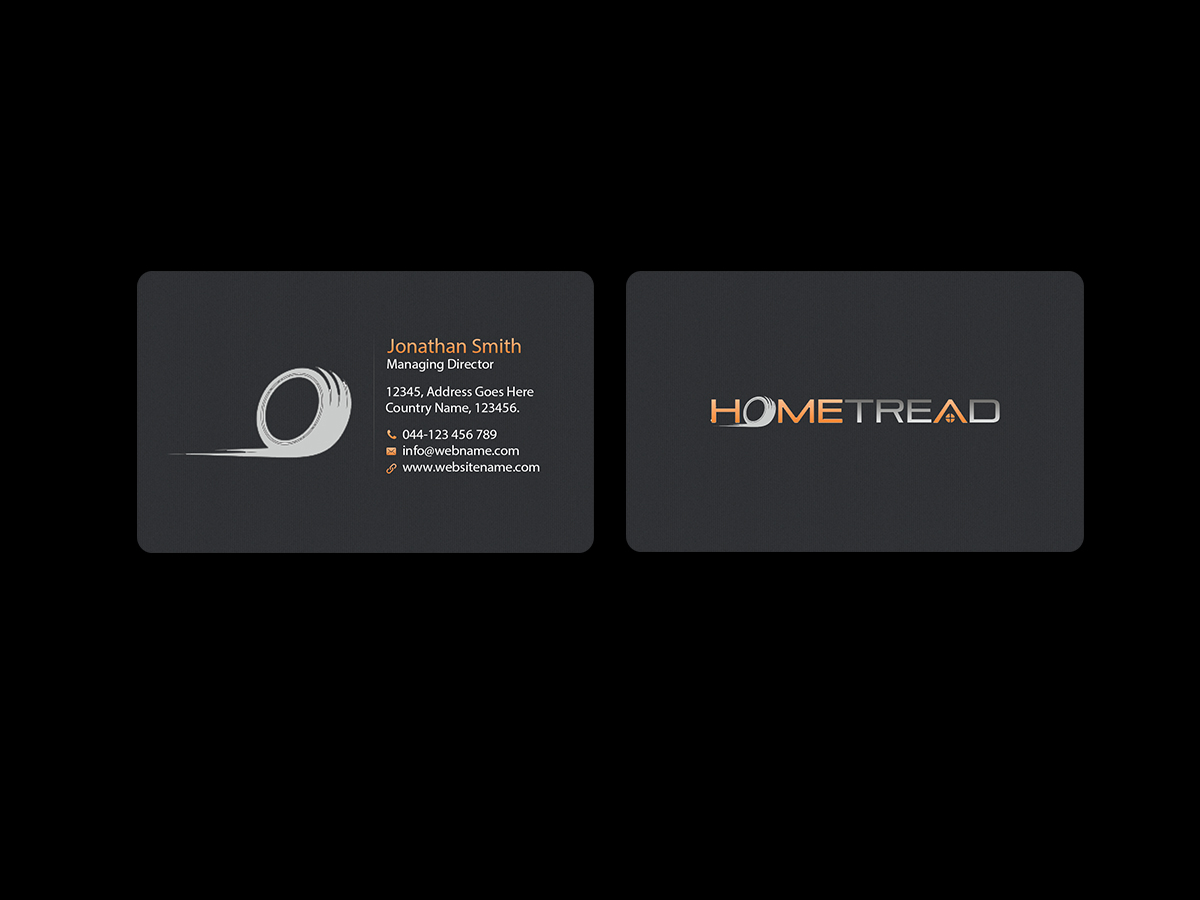 Business Card Design by Creations Box 2015 for HomeTread, LLC | Design #10613285