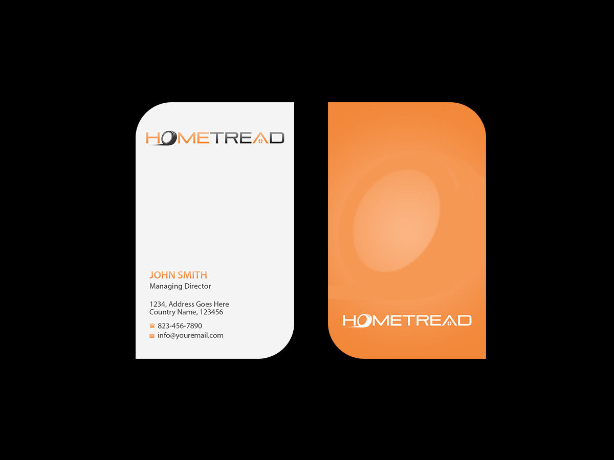 Diseño de Tarjeta de Presentación por Creations Box 2015 para HomeTread, LLC | Diseño #10613288