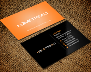 Business Card Design by Brand aid for HomeTread, LLC | Design #10611389