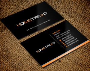 Business Card Design by Brand aid for HomeTread, LLC | Design: #10611390