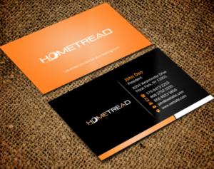 Business Card Design by Brand aid for HomeTread, LLC | Design: #10611391