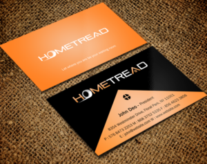 Business Card Design by Brand aid for HomeTread, LLC | Design: #10611393