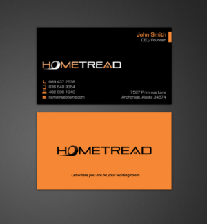 Design de Carte de Visite par chandrayaan.creative pour HomeTread, LLC | Design : #10601215