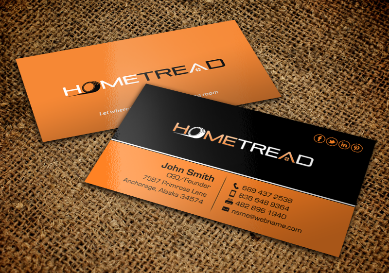 Business Card Design by chandrayaan.creative for HomeTread, LLC | Design #10607908
