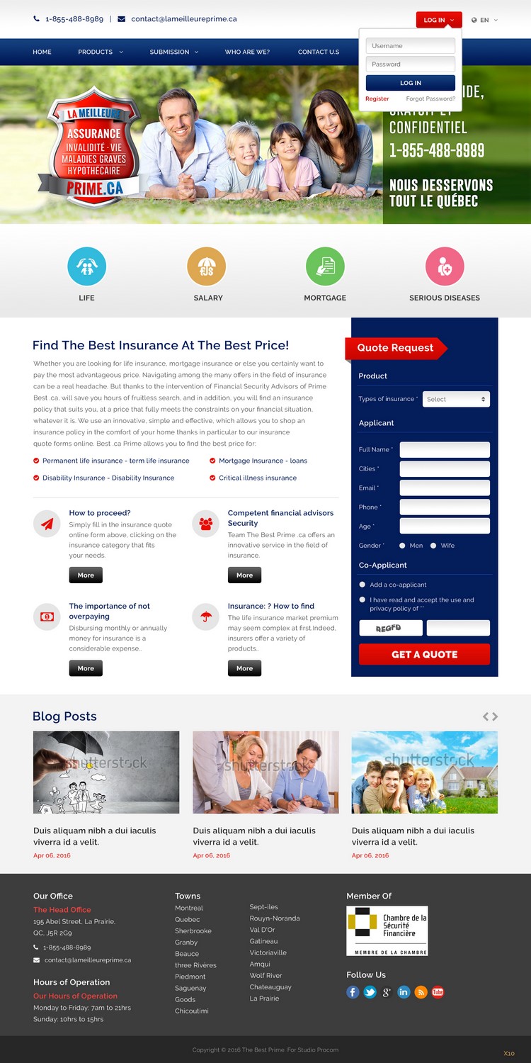 Web Design by pb for Privilège Services Conseils | Design #10502984