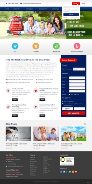 Web Design by pb for Privilège Services Conseils | Design: #10502984