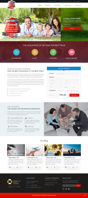 Web Design by pb for Privilège Services Conseils | Design: #10502986
