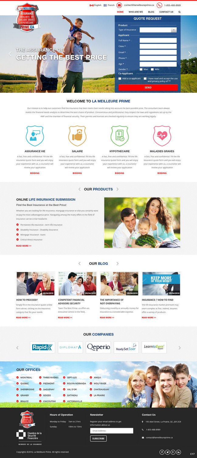 Web Design by pb for Privilège Services Conseils | Design #10518054