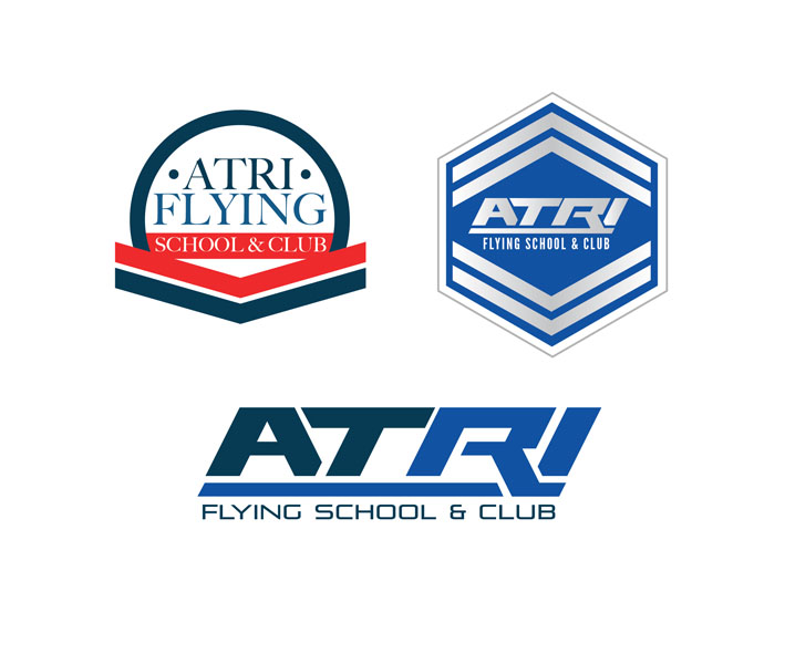 Logo-Design von CA für Atri Flying School & Club | Design #10497458