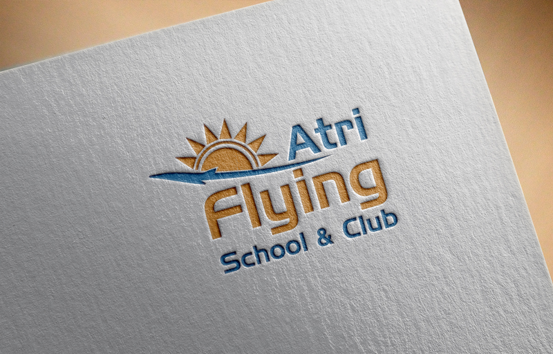 Logo Design by salam1891991 for Atri Flying School & Club | Design #10494803
