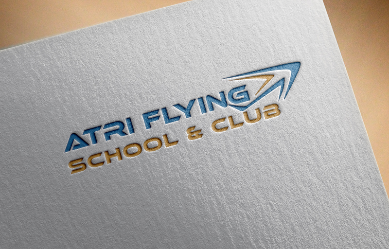 Logo Design by salam1891991 for Atri Flying School & Club | Design #10494962