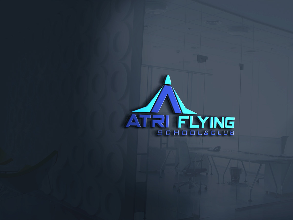 Logo Design by geeta Designs for Atri Flying School & Club | Design #10492744