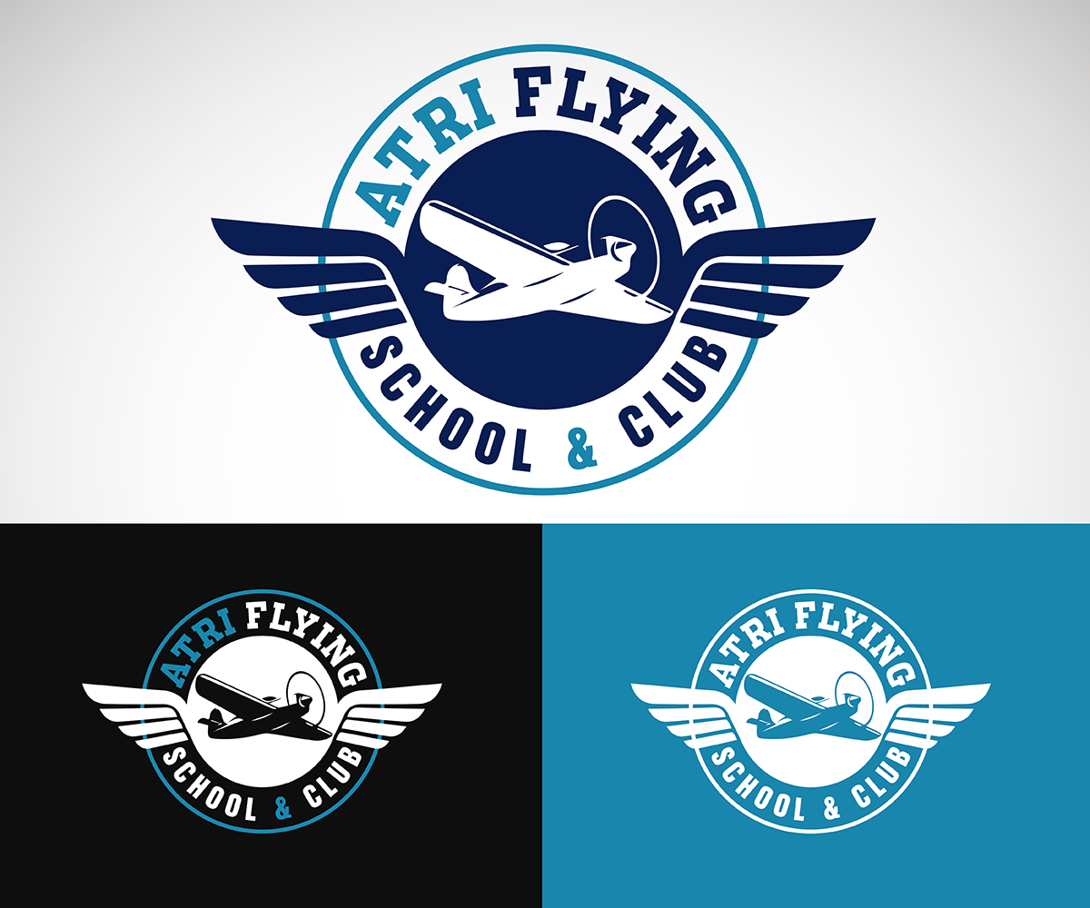Logo Design by juangildardogonzalez for Atri Flying School & Club | Design #10536670