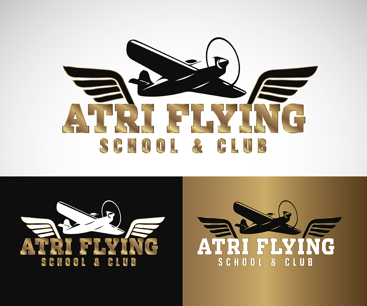 Logo Design by juangildardogonzalez for Atri Flying School & Club | Design #10542538