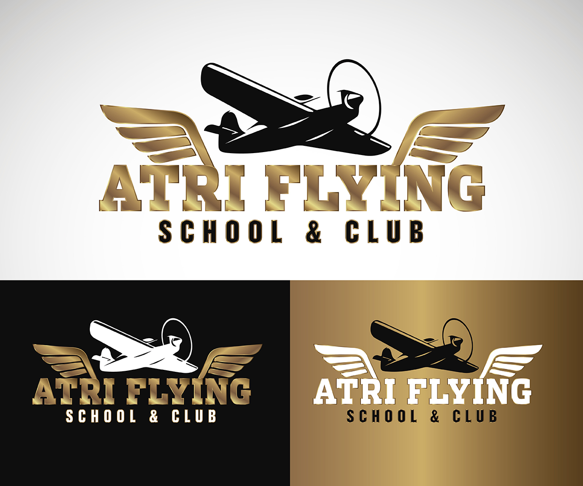 Logo Design by juangildardogonzalez for Atri Flying School & Club | Design #10542556