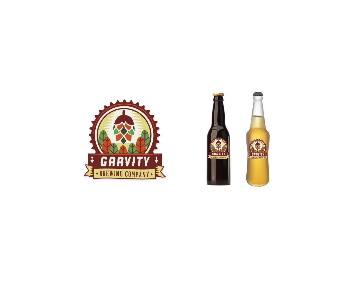 Logo Design by Frontino graphic studio for Gravity Brewing Company | Design #2209623