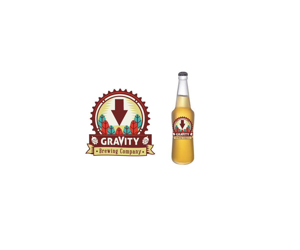 Logo Design by Frontino graphic studio for Gravity Brewing Company | Design #2246218