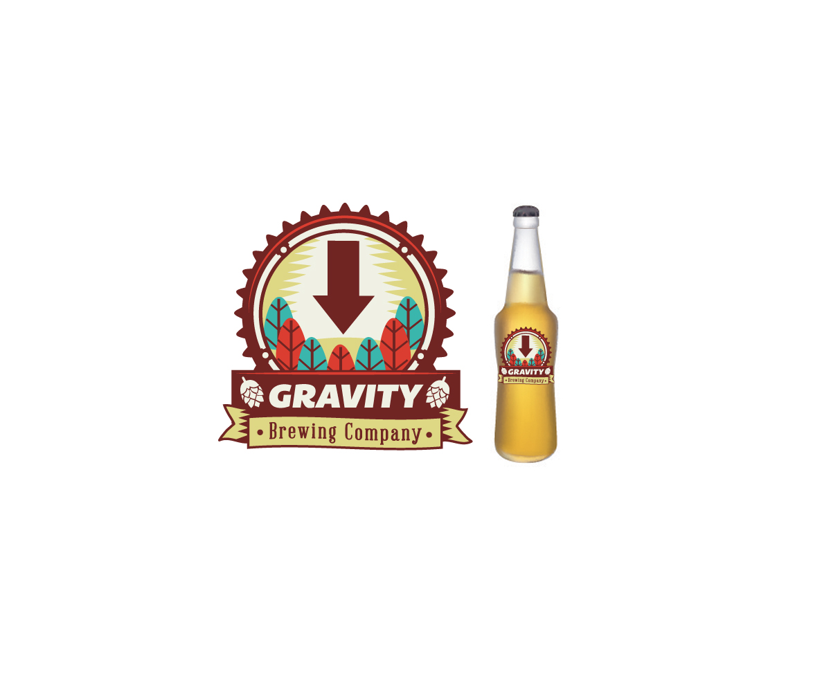 Logo Design by Frontino graphic studio for Gravity Brewing Company | Design #2246221