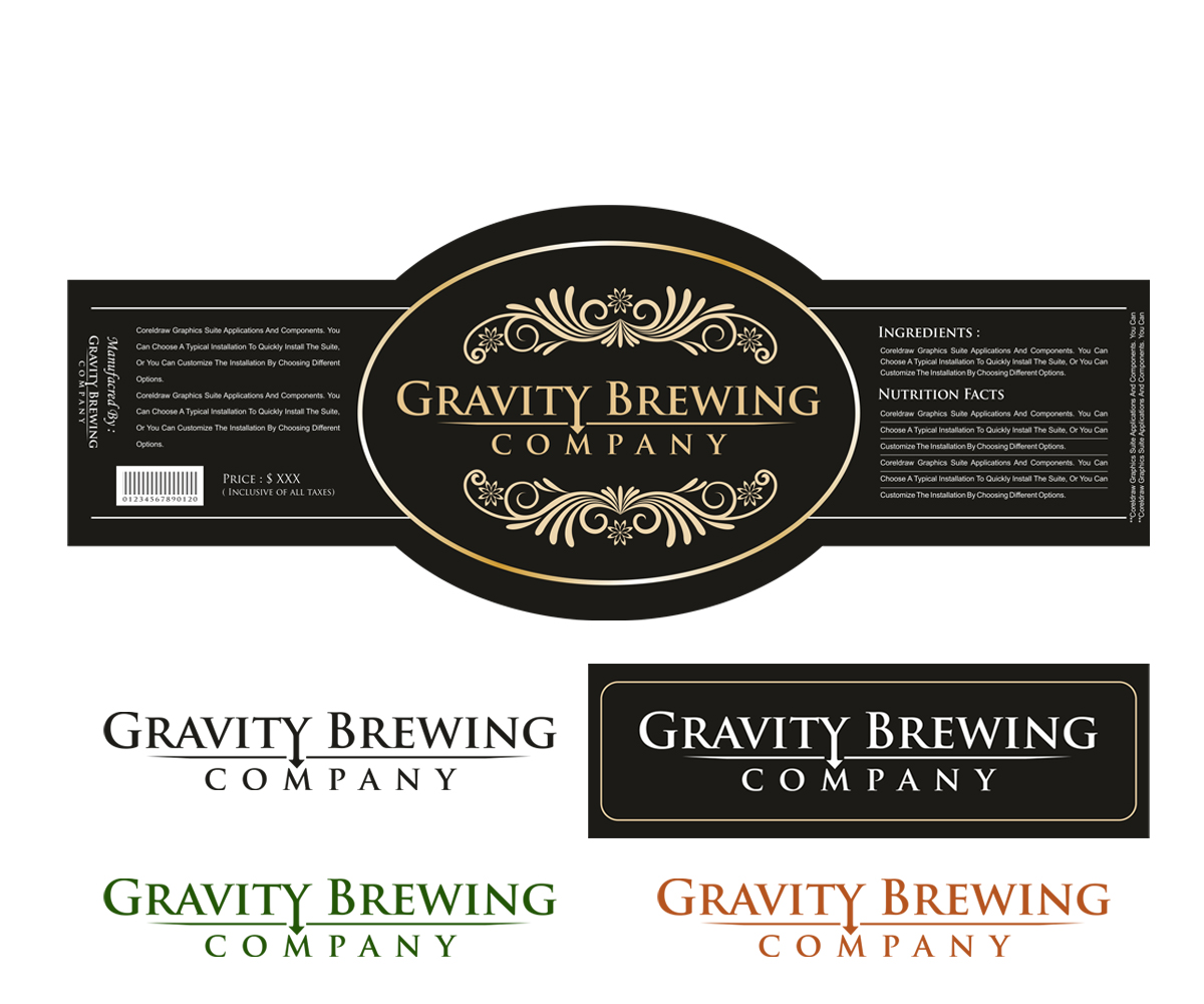 Logo Design by .Ashu. for Gravity Brewing Company | Design #2238497