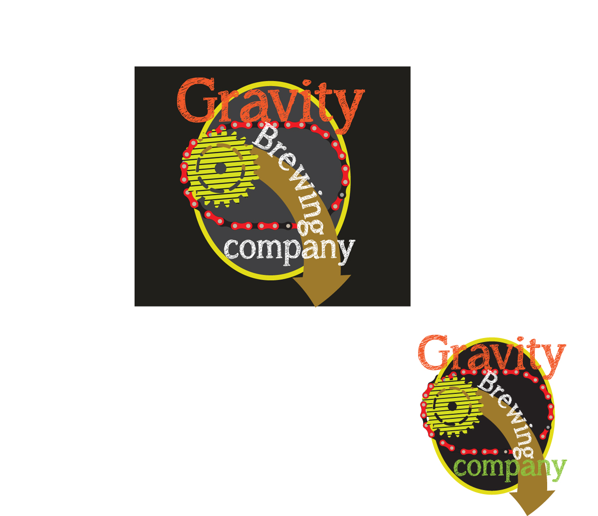 Logo Design by Soula Vetter for Gravity Brewing Company | Design #2207251