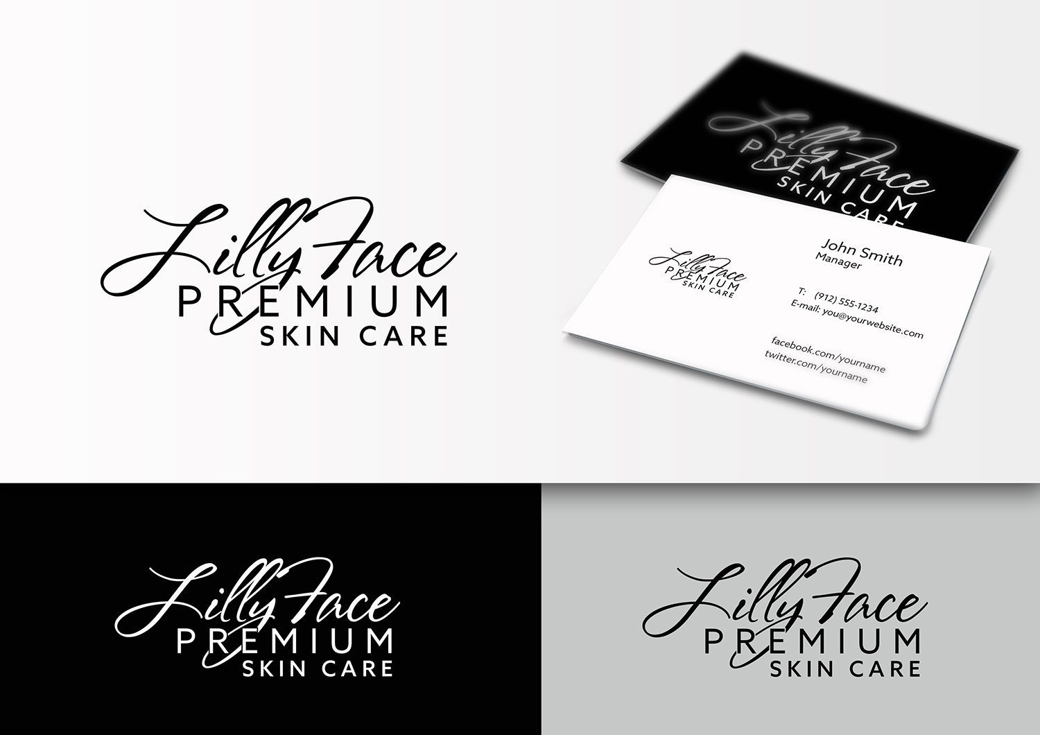 Logo Design by maria-kaz for Lillyface Premium Skin Care | Design #10588771
