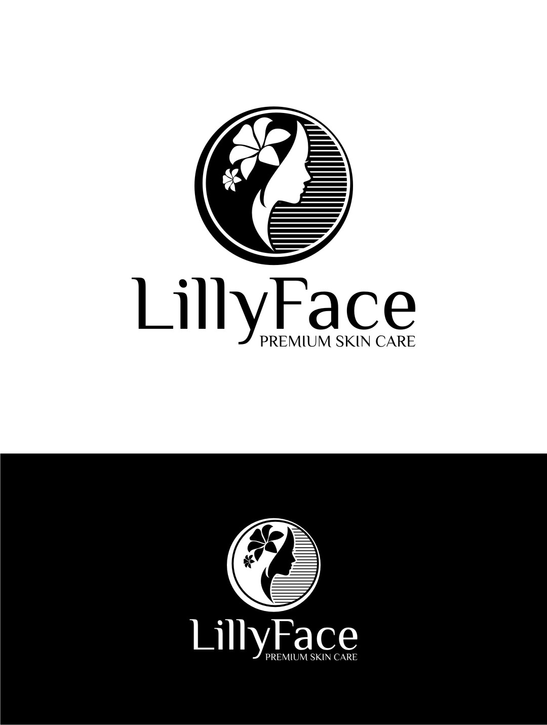 Diseño de Logo por creative.bugs para Lillyface Premium Skin Care | Diseño #10850535