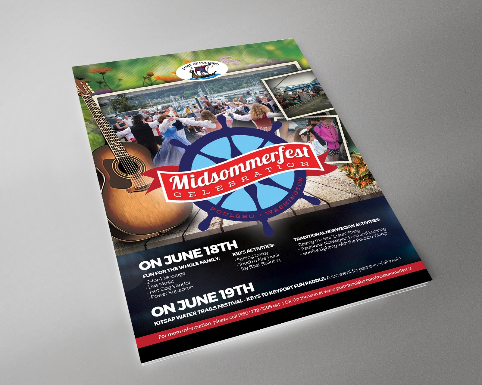 Flyer Design by Brian Ellis for Port of Poulsbo | Design #10549993