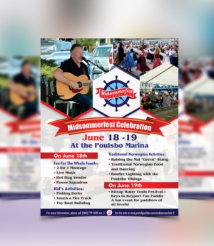 Design de Flyer par ecorokerz pour Port of Poulsbo | Design #10493245