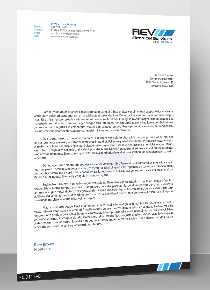Letterhead Design by Selda for this project | Design #10502149