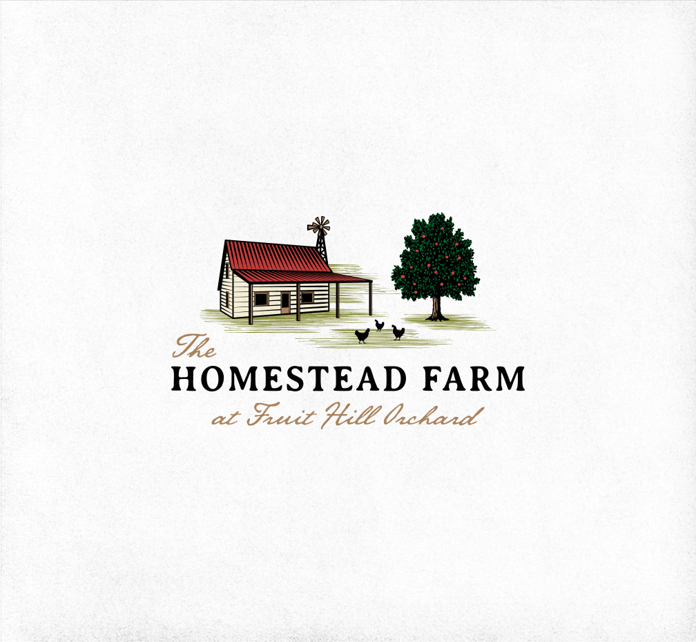 Logo Design by concoronco for The Homestead Farm at Fruit Hill Orchard  | Design #10592419