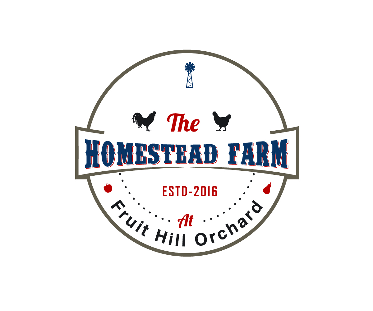 Logo Design by lunapix for The Homestead Farm at Fruit Hill Orchard  | Design #10543507