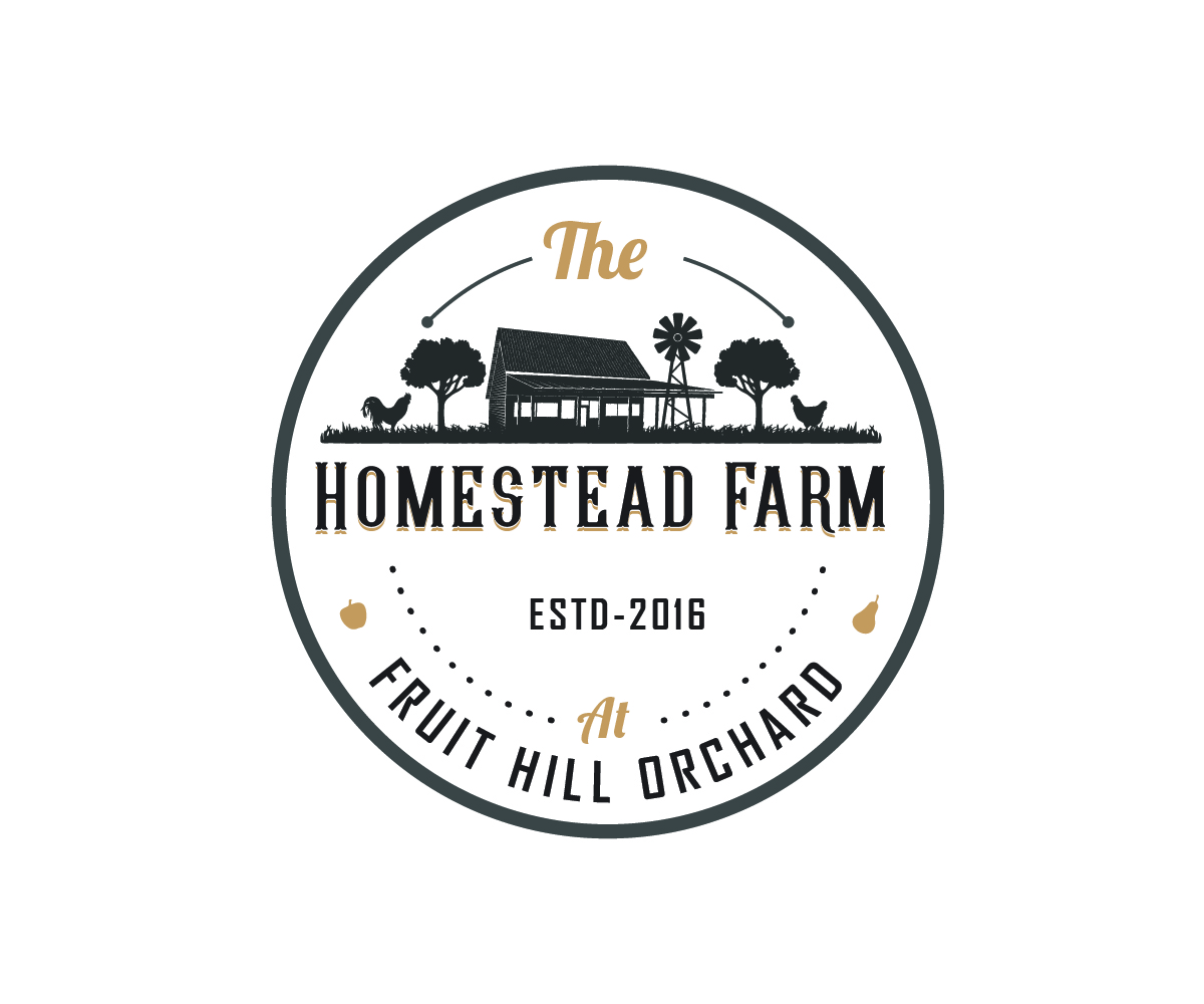 Logo Design by lunapix for The Homestead Farm at Fruit Hill Orchard  | Design #10561852