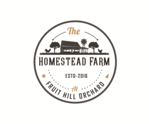Logo Design by lunapix for The Homestead Farm at Fruit Hill Orchard  | Design: #10561852